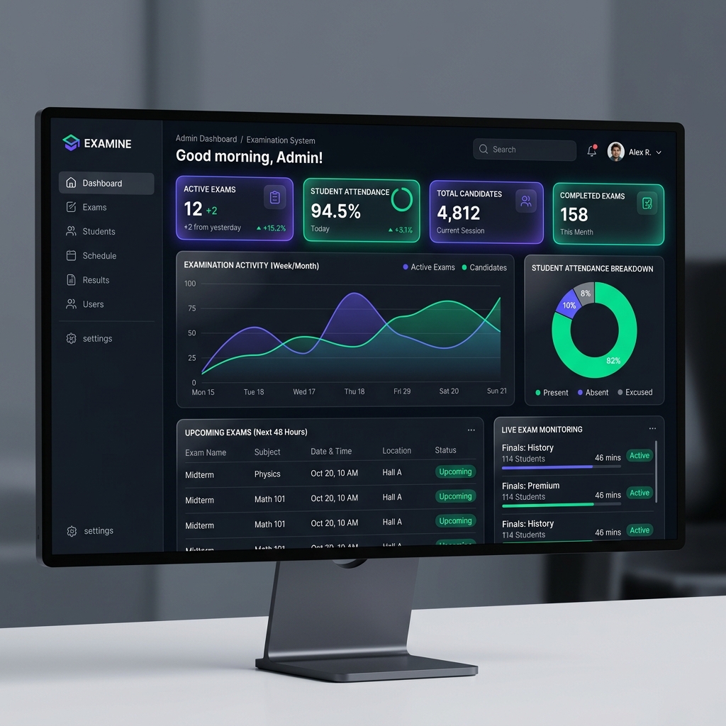 Admin Dashboard Mockup