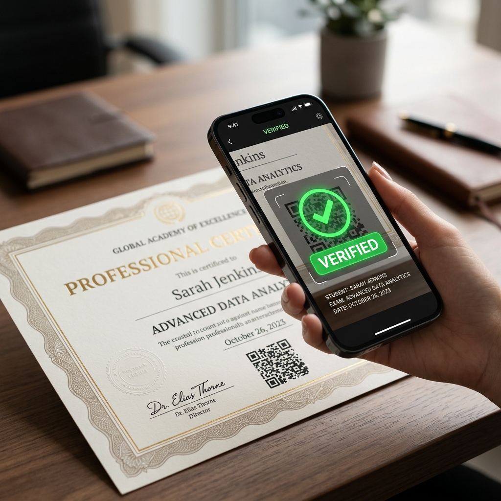 QR Code Scan Simulation